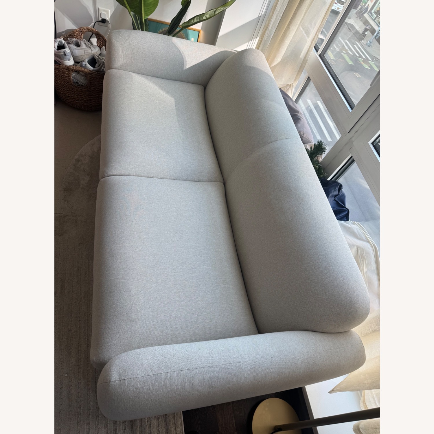 West Elm Lillia Storage Couch - image-3