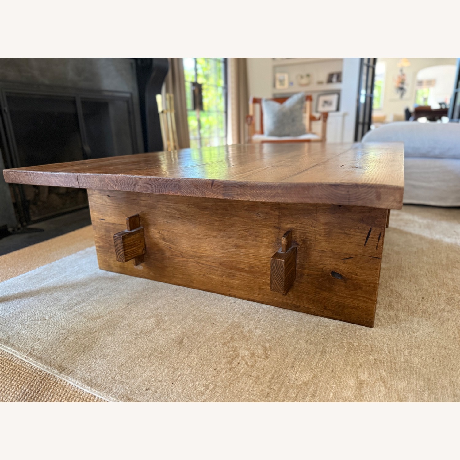 Amber Interiors “Joshua” Coffee Table – Solid Oak - image-7