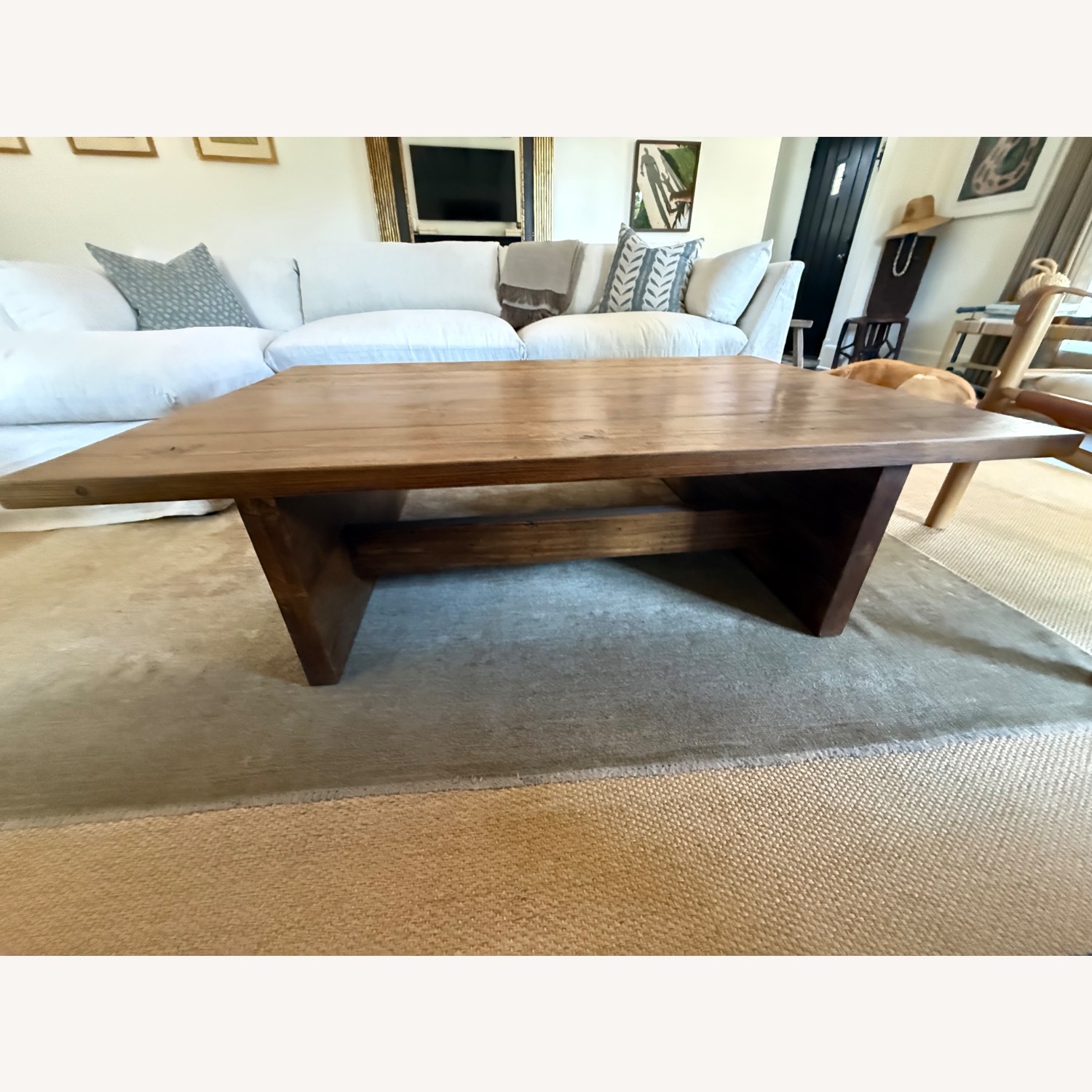 Amber Interiors “Joshua” Coffee Table – Solid Oak - image-8