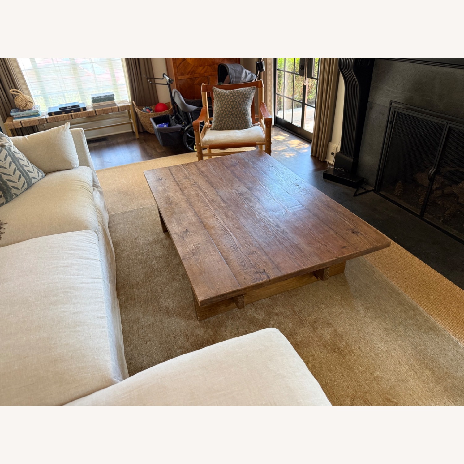 Amber Interiors “Joshua” Coffee Table – Solid Oak - image-3