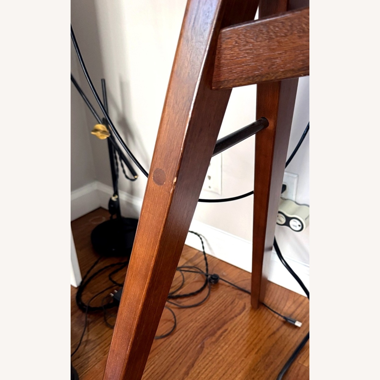 West Elm Jensen Dark Brown Glass Desk - image-3