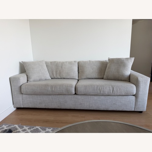 Used Light Gray Fabric 2 Seater Sofa for sale on AptDeco