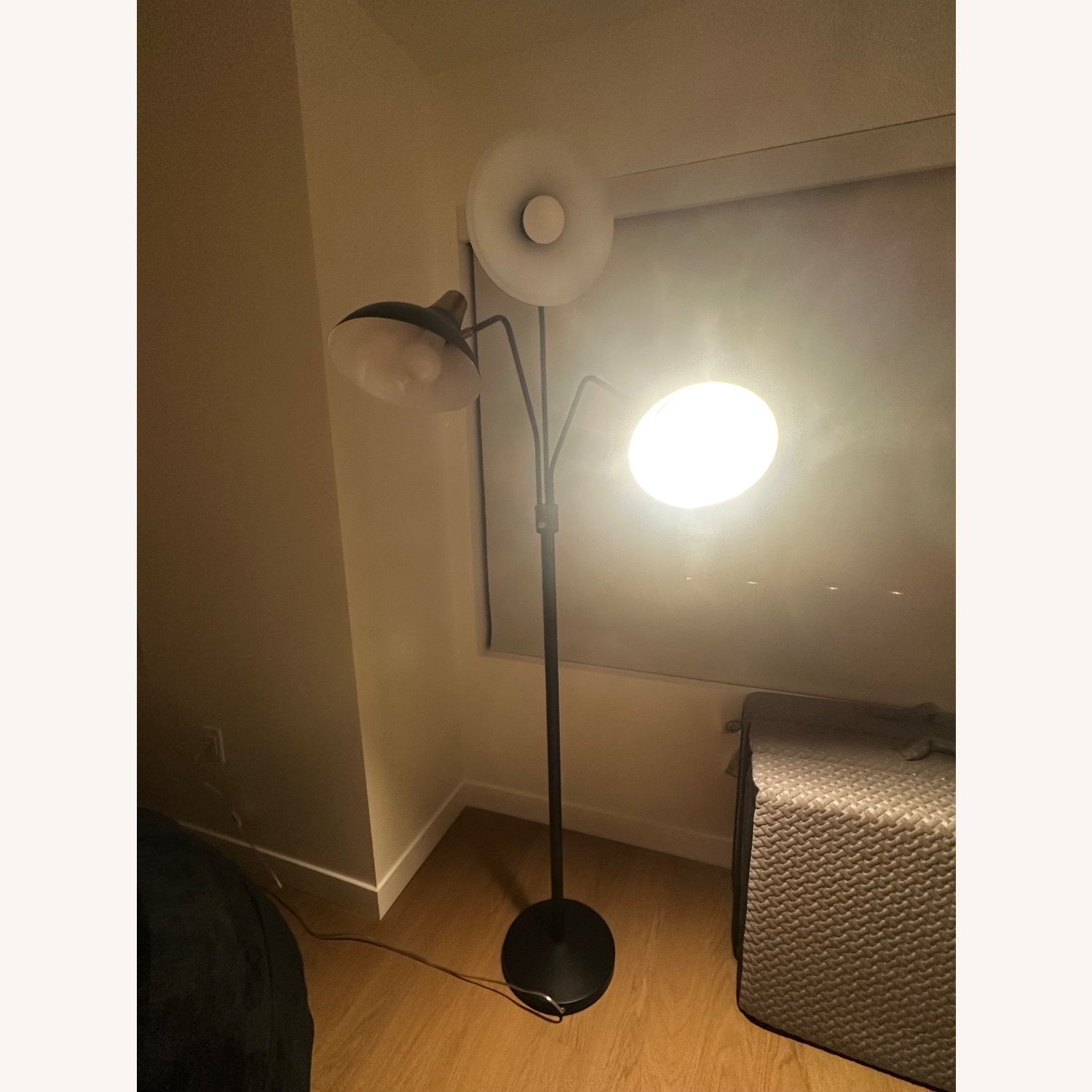 Black Metal Floor Lamp - image-3