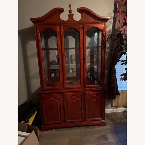 Used Dark Brown Fabric Chest for sale on AptDeco