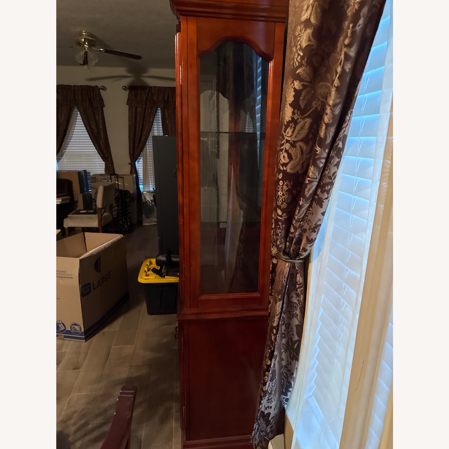 Dark Brown Fabric Chest - image-3