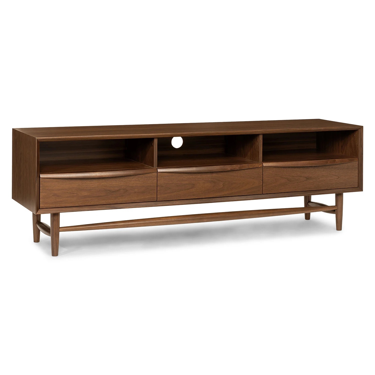 Article Lenia 63" Low Media Unit - Walnut - image-6