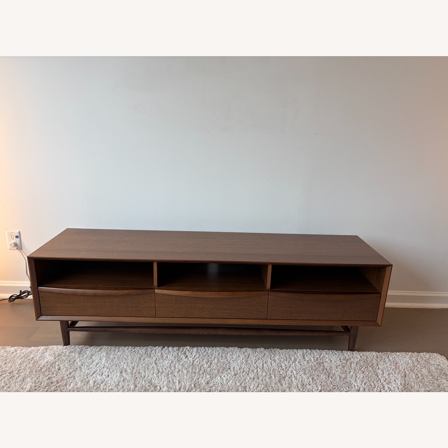 Article Lenia 63" Low Media Unit - Walnut - image-2