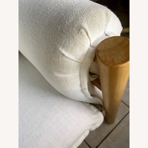 Used Wade Logan White Armchair for sale on AptDeco