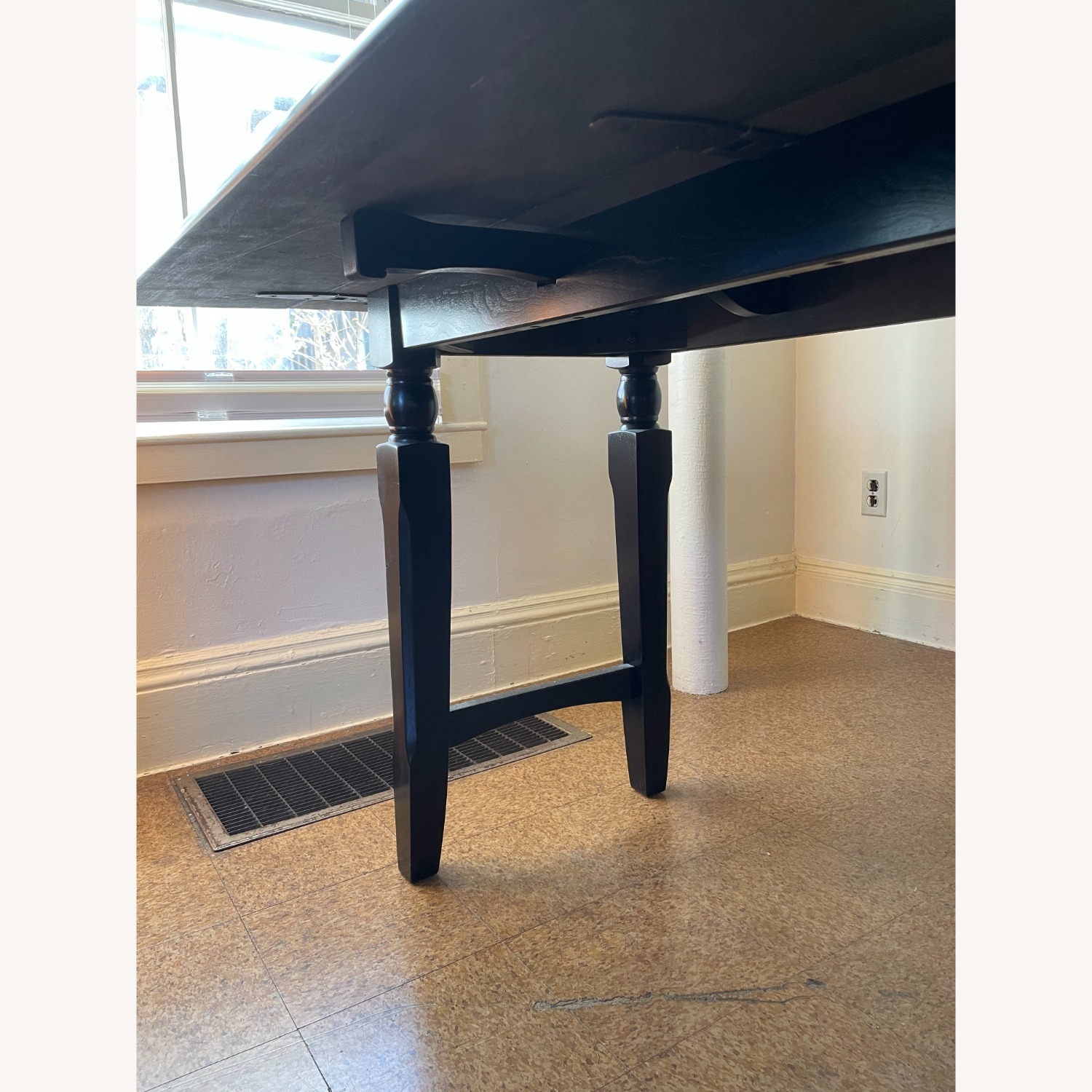 Pier 1 Imports Dark Brown Wood Dining Table - image-4