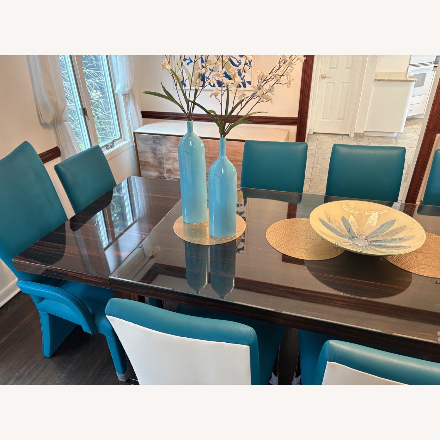 Costantini Pietro Dark Brown Wood Dining Table - image-5