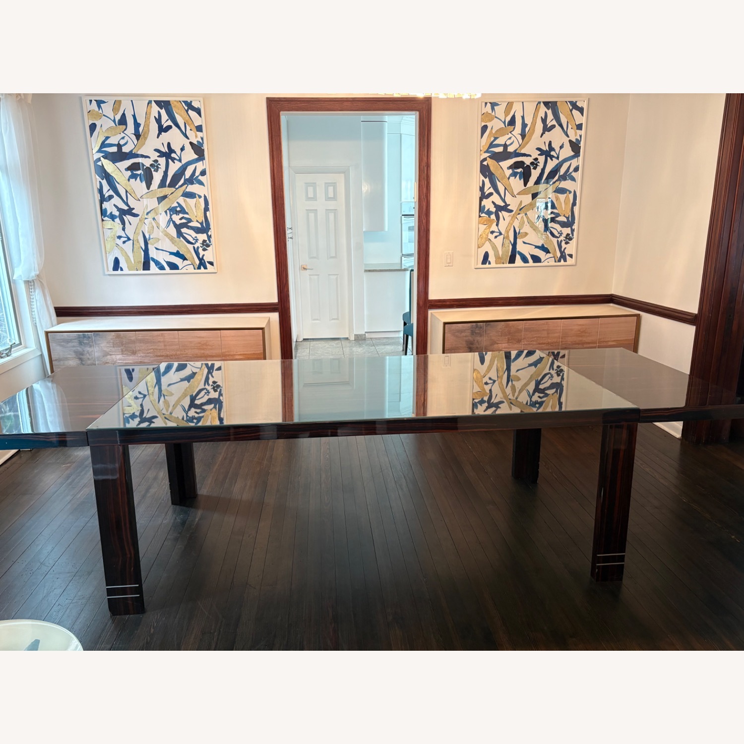 Costantini Pietro Dark Brown Wood Dining Table - image-3