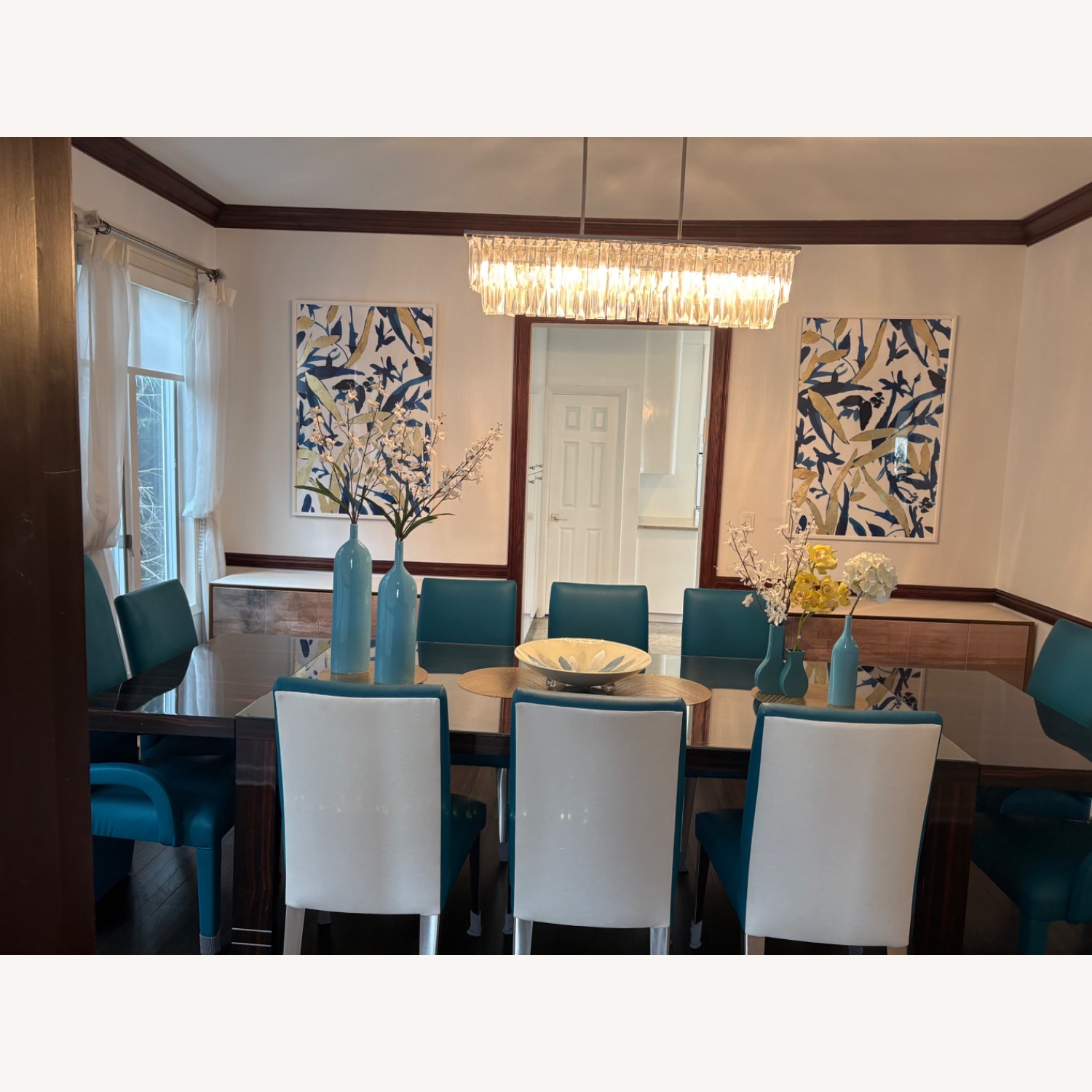 Costantini Pietro Dark Brown Wood Dining Table - image-6