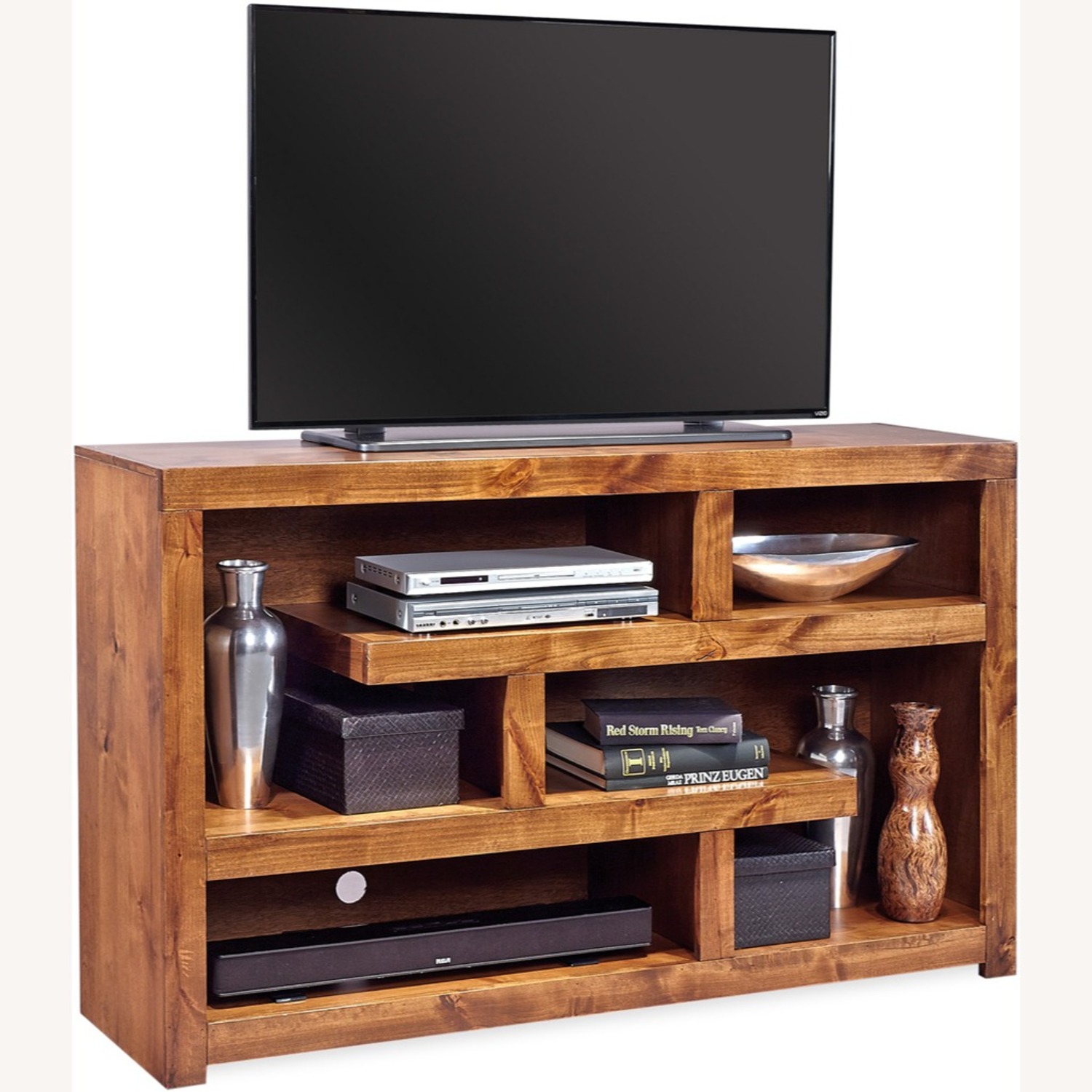 Emery Park Contemporary Alder 60in Open Console - image-3