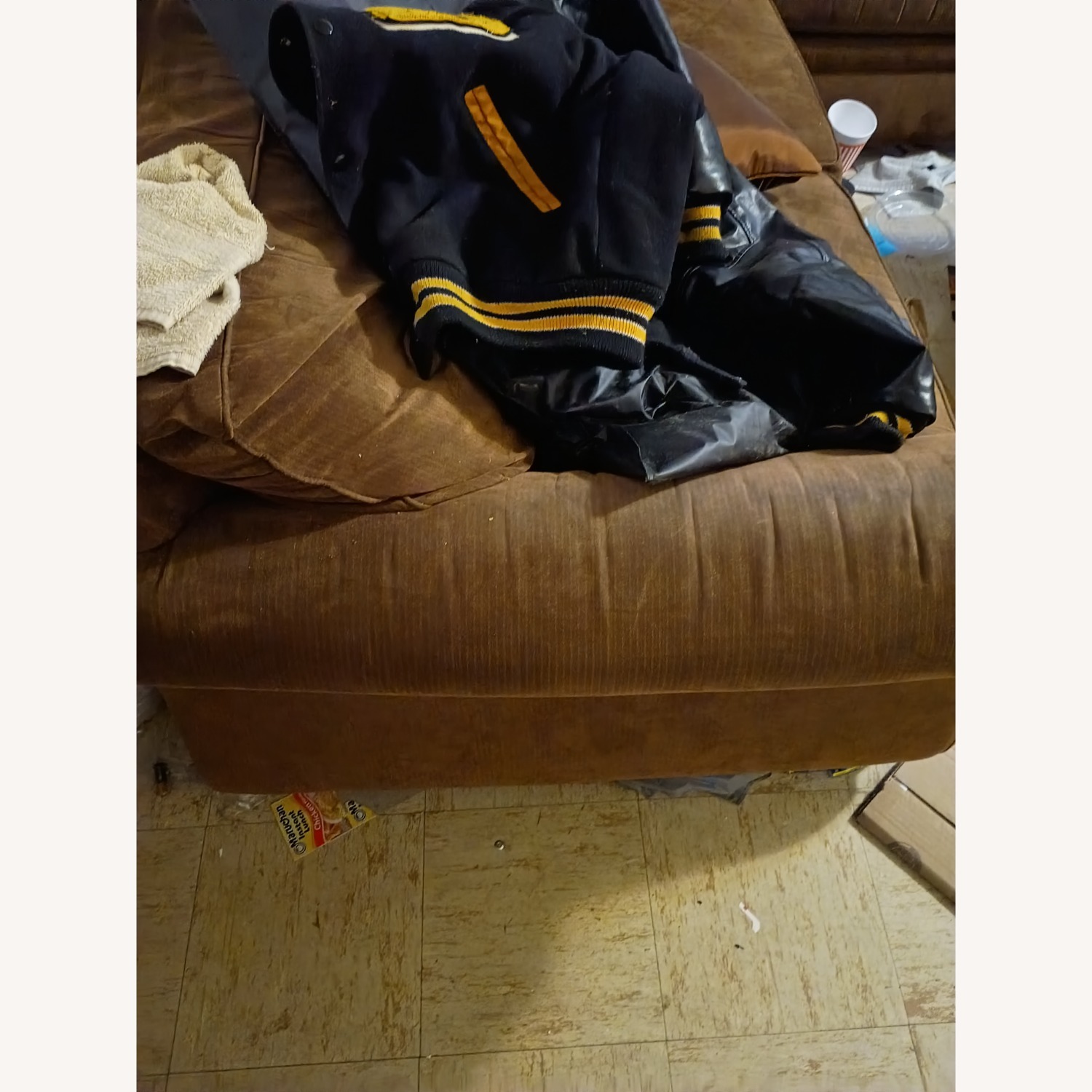 A+ Child Supply Dark Brown 2 Piece Sectional - image-3