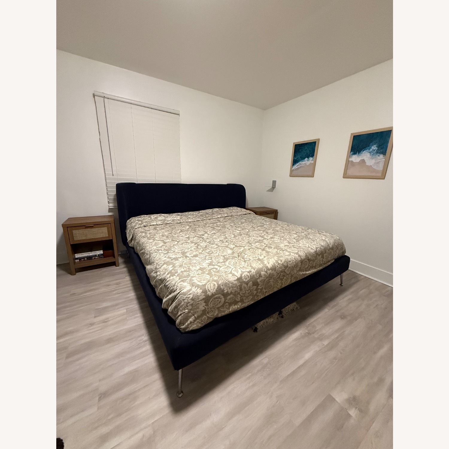 IKEA Tufjord Blue King Bed - image-3