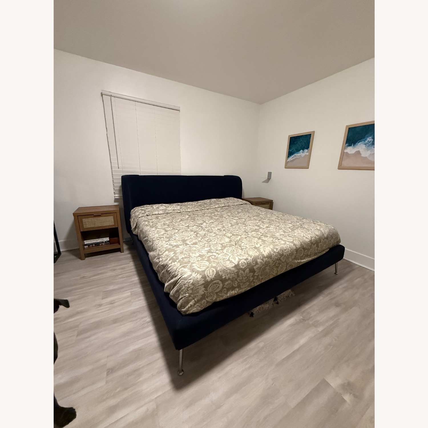 IKEA Tufjord Blue King Bed - image-2
