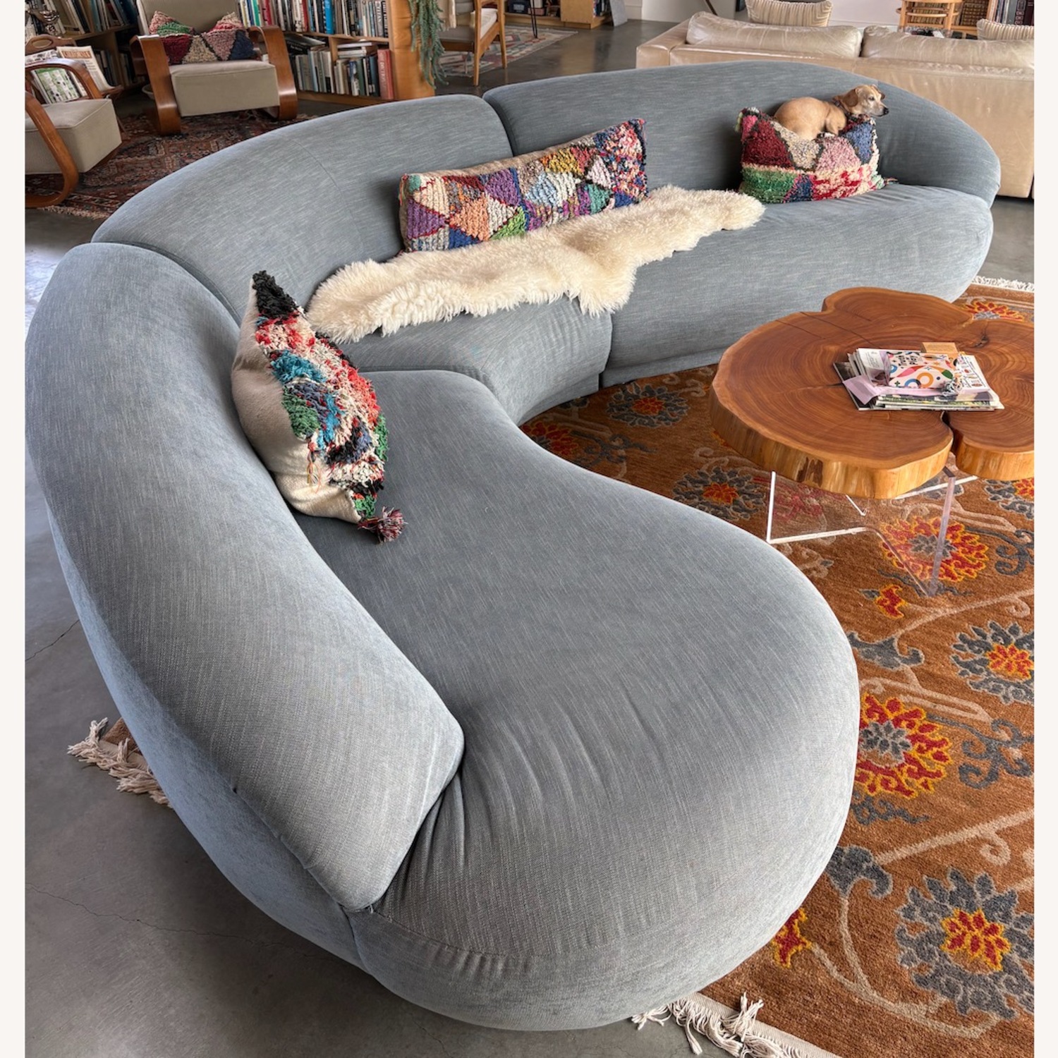 Milo Baughman Serpentine Sofa - image-3