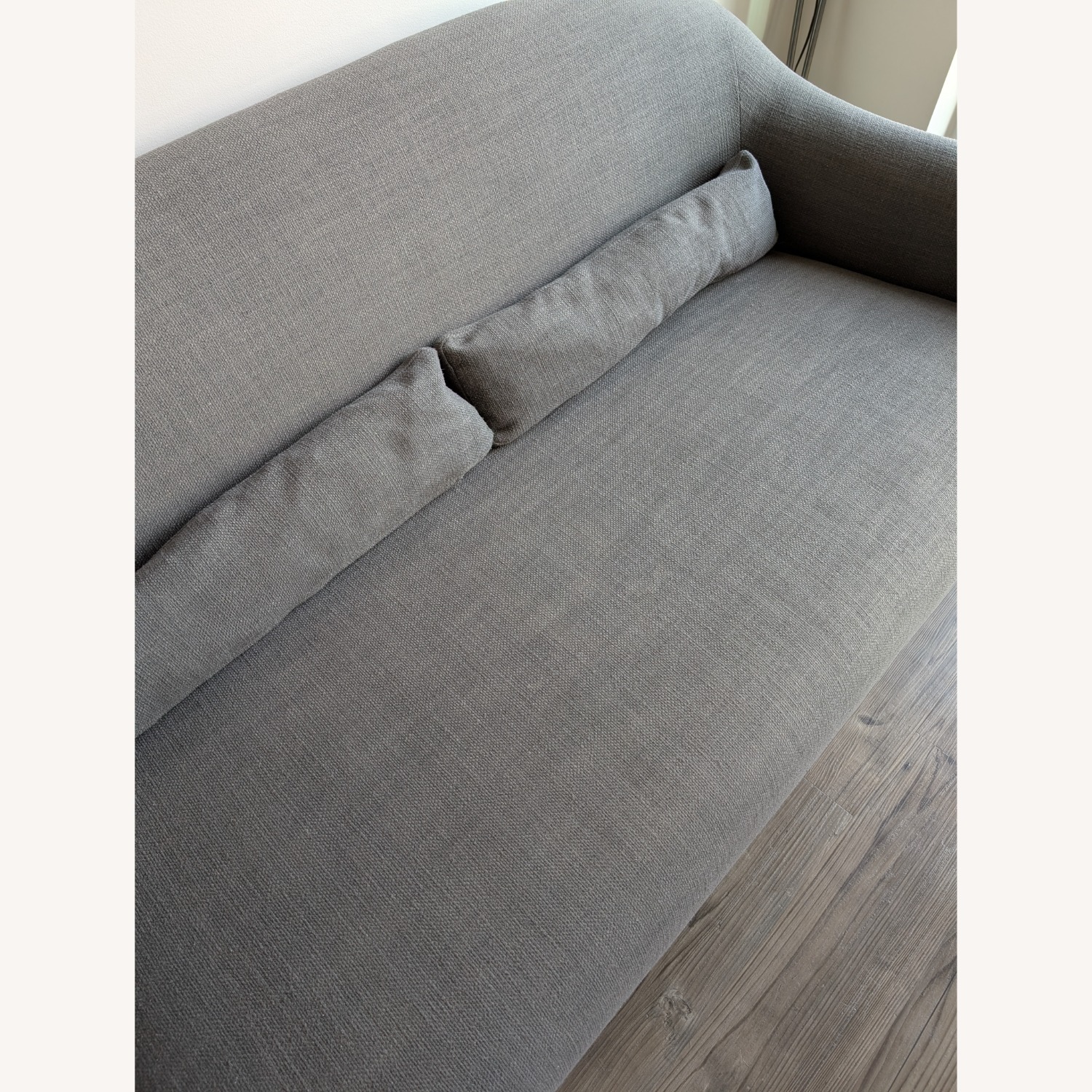 Crate & Barrel Gray Pennie Sofa - image-5