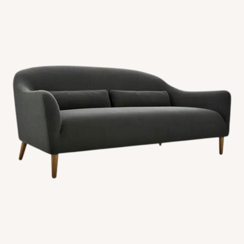 Used Crate & Barrel Gray Pennie Sofa for sale on AptDeco
