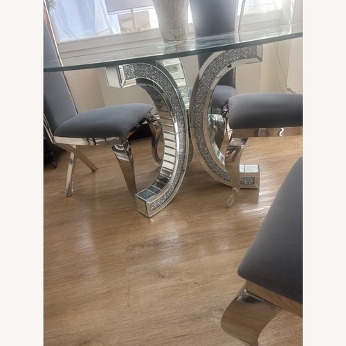 Used Transparent Dining Table for sale on AptDeco