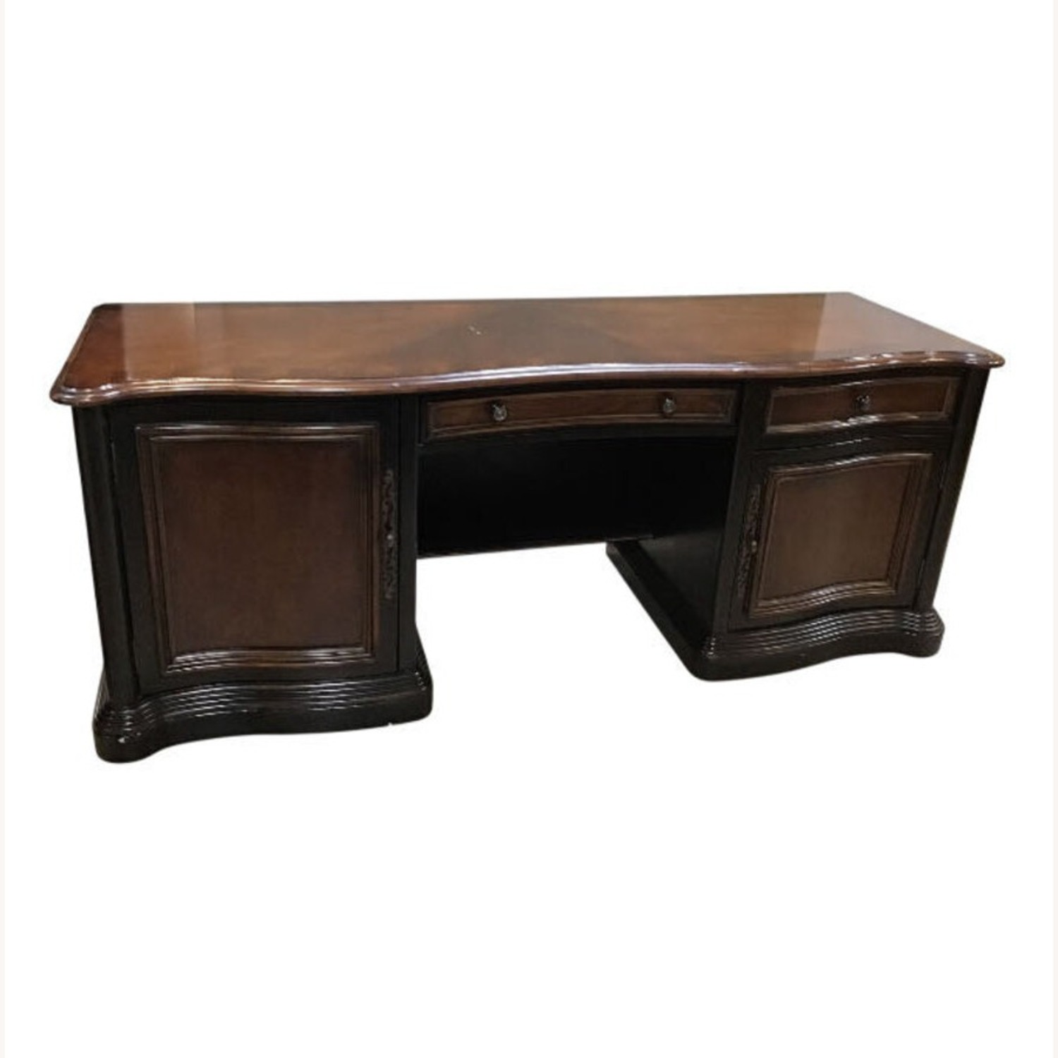 Hooker Furniture Executive Two-Door Desk - image-1