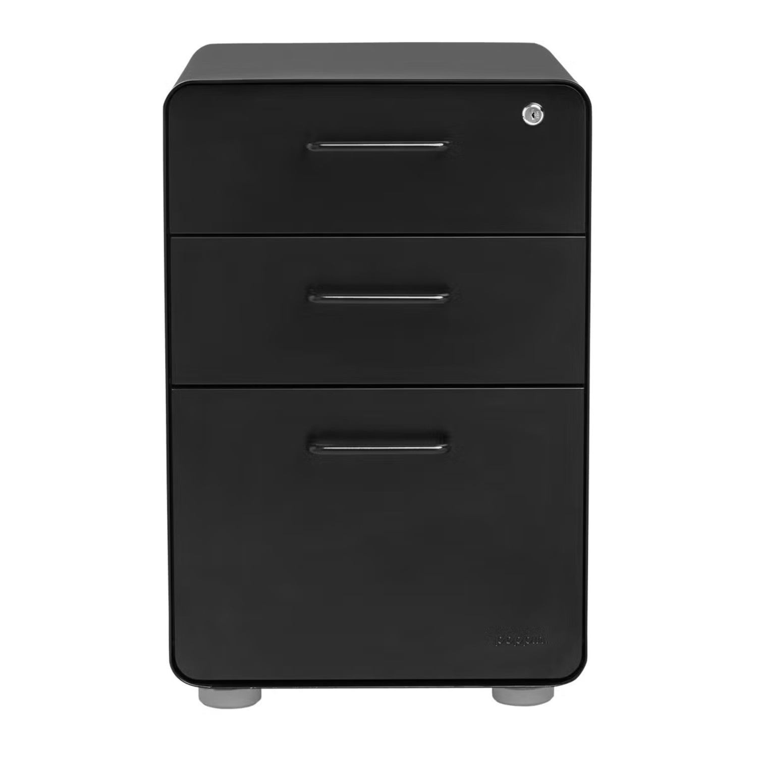 Poppin Black Metal Filing Drawer - image-2