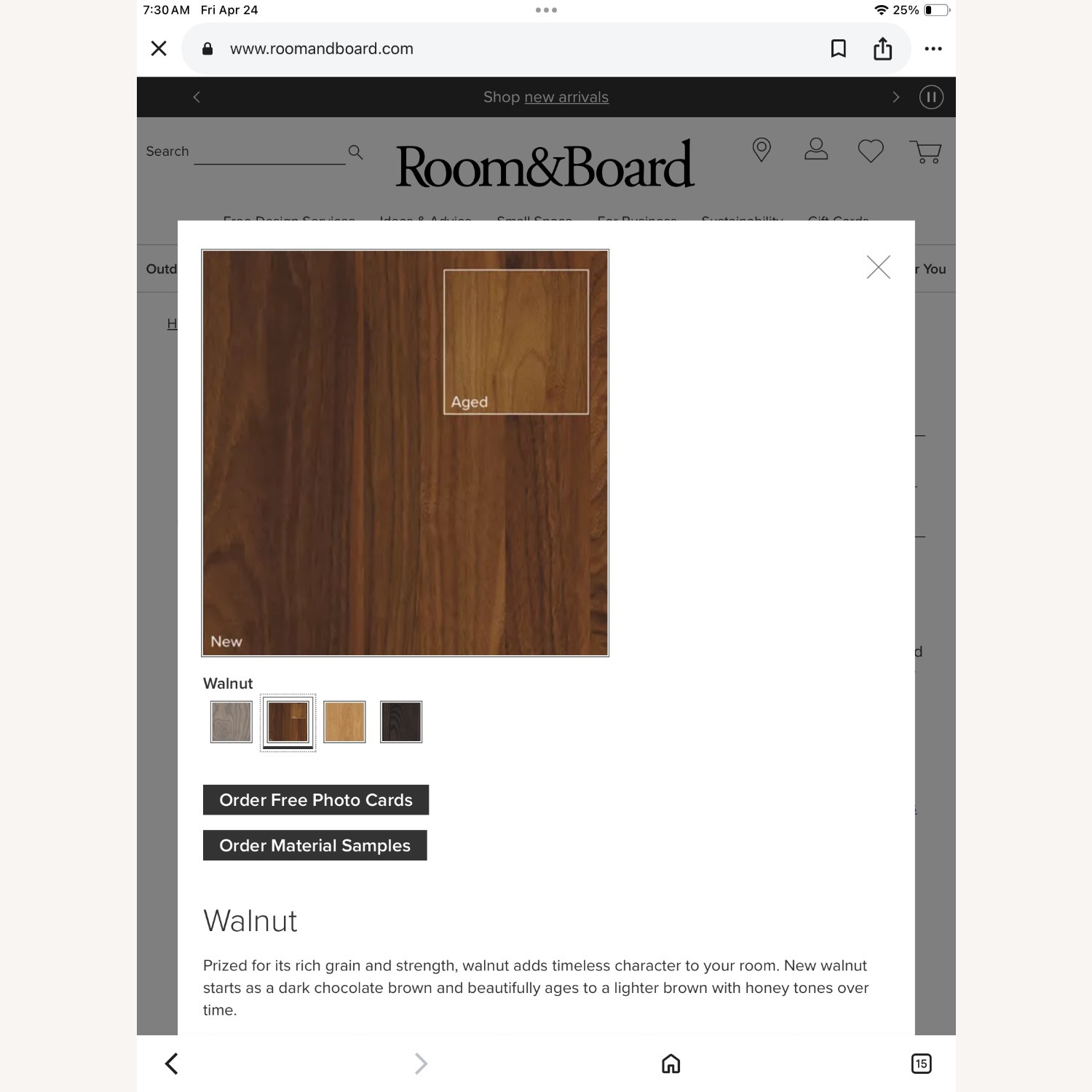 Room & Board Adrian Dark Brown Wood Media Storage - image-3