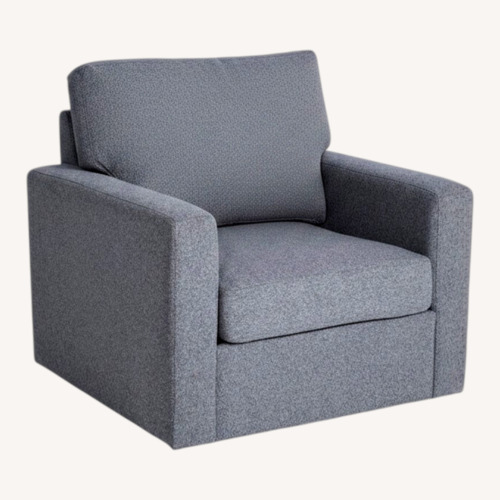 Used Bob's Discount Furniture Playscape Light Gray Armchair for sale on AptDeco