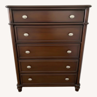 Solid Wood 5 Drawer Chest 
