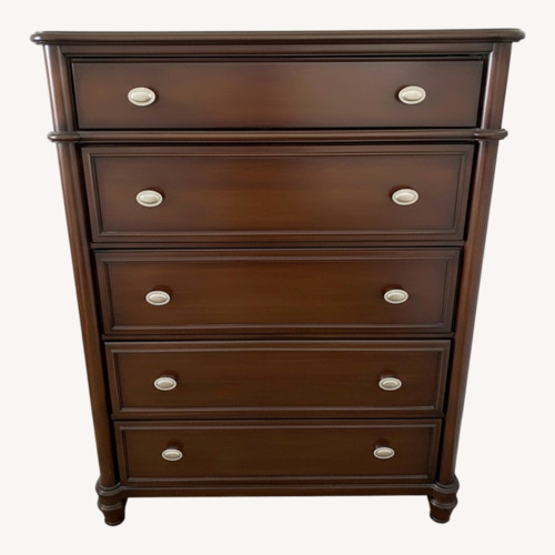 Used Solid Wood 5 Drawer Chest  for sale on AptDeco