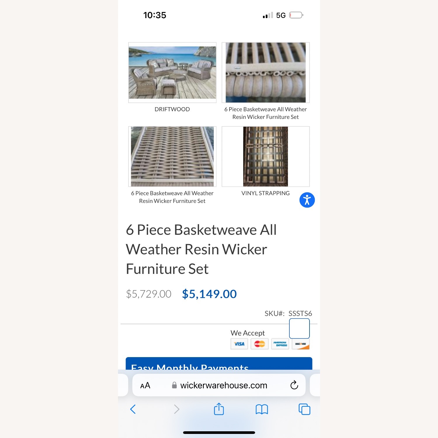 Light Gray Wicker Patio Furniture - image-3