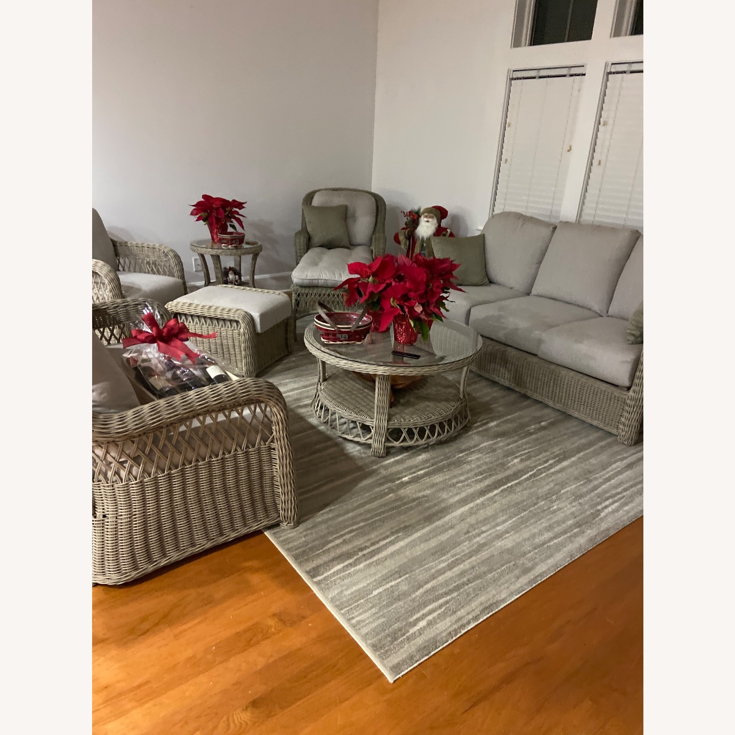 Light Gray Wicker Patio Furniture - image-4