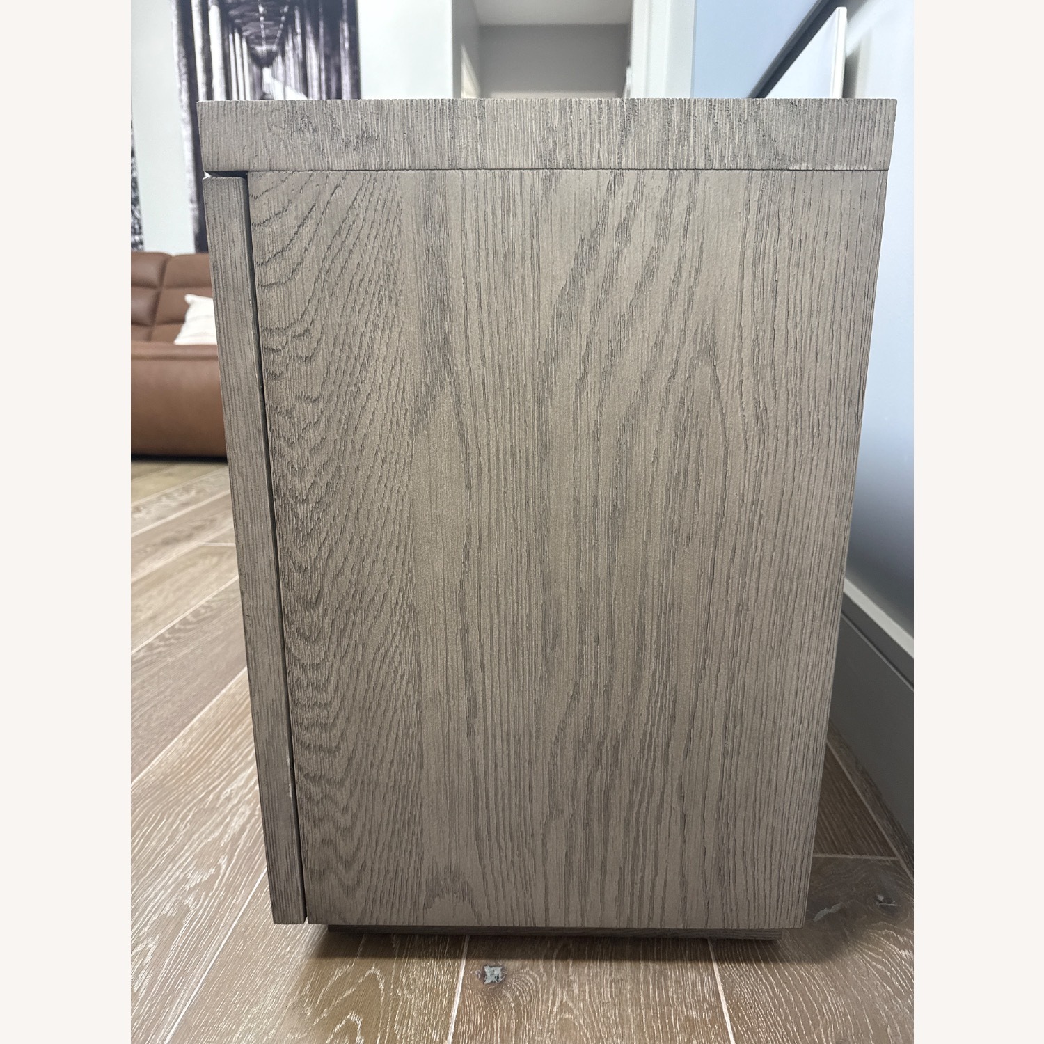 Restoration Hardware Machinto Glass Media Console - image-3