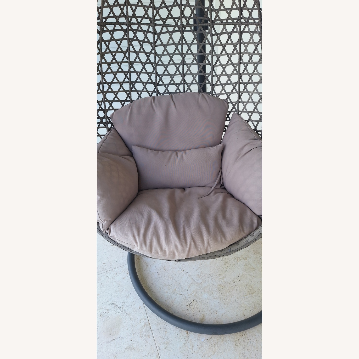 El Dorado Globe Gray Hanging Chair - image-3