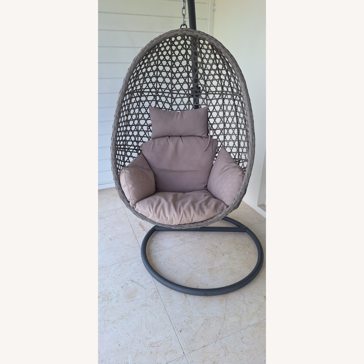 El Dorado Globe Gray Hanging Chair - image-6