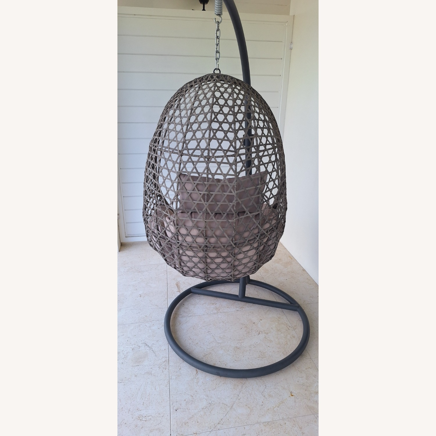El Dorado Globe Gray Hanging Chair - image-4