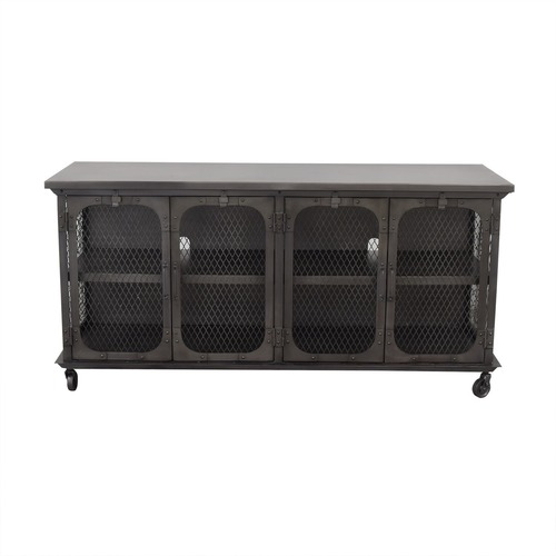 Used World Market Metal Bexley Media Stand for sale on AptDeco