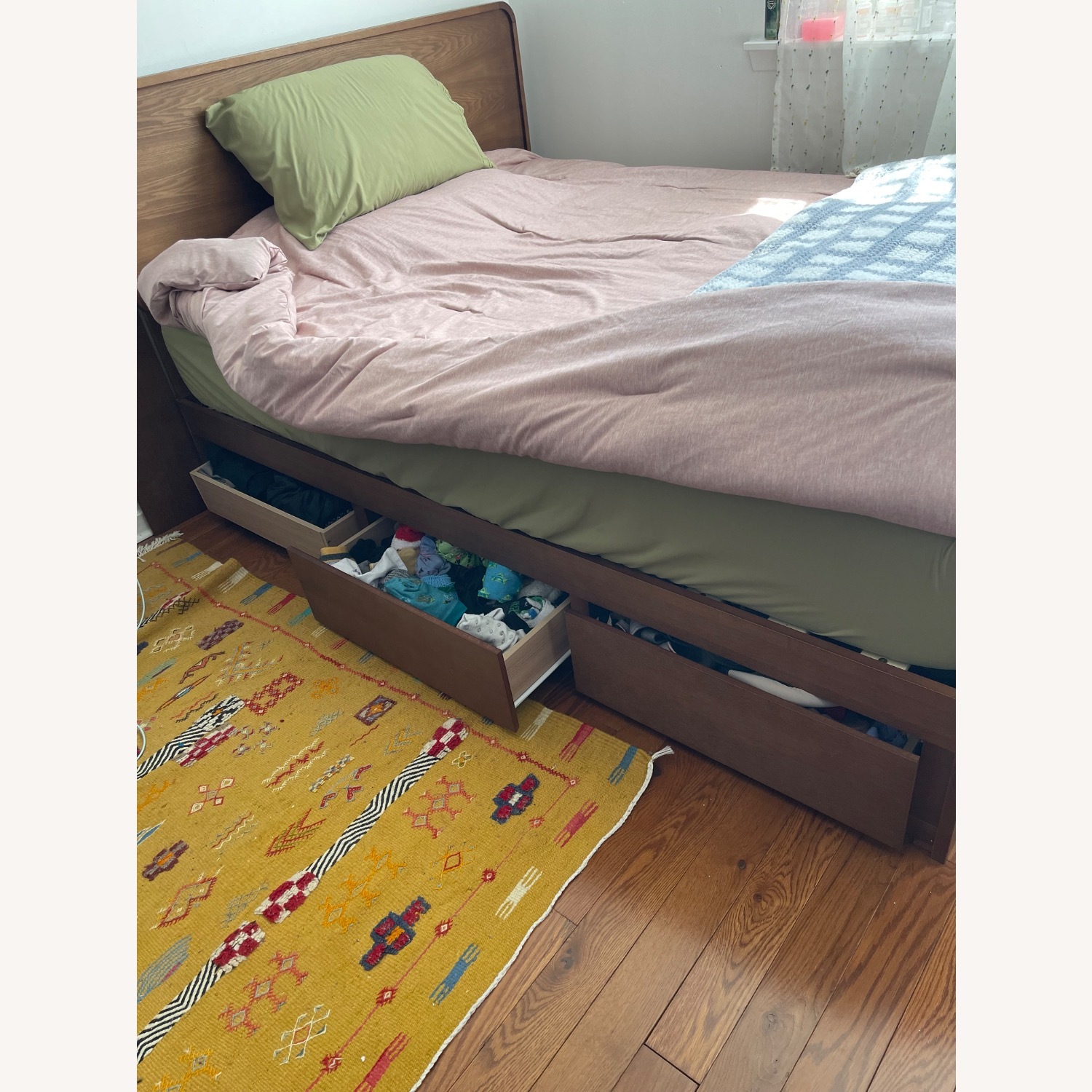 Wayfair Natural Wood Full Bed - image-2