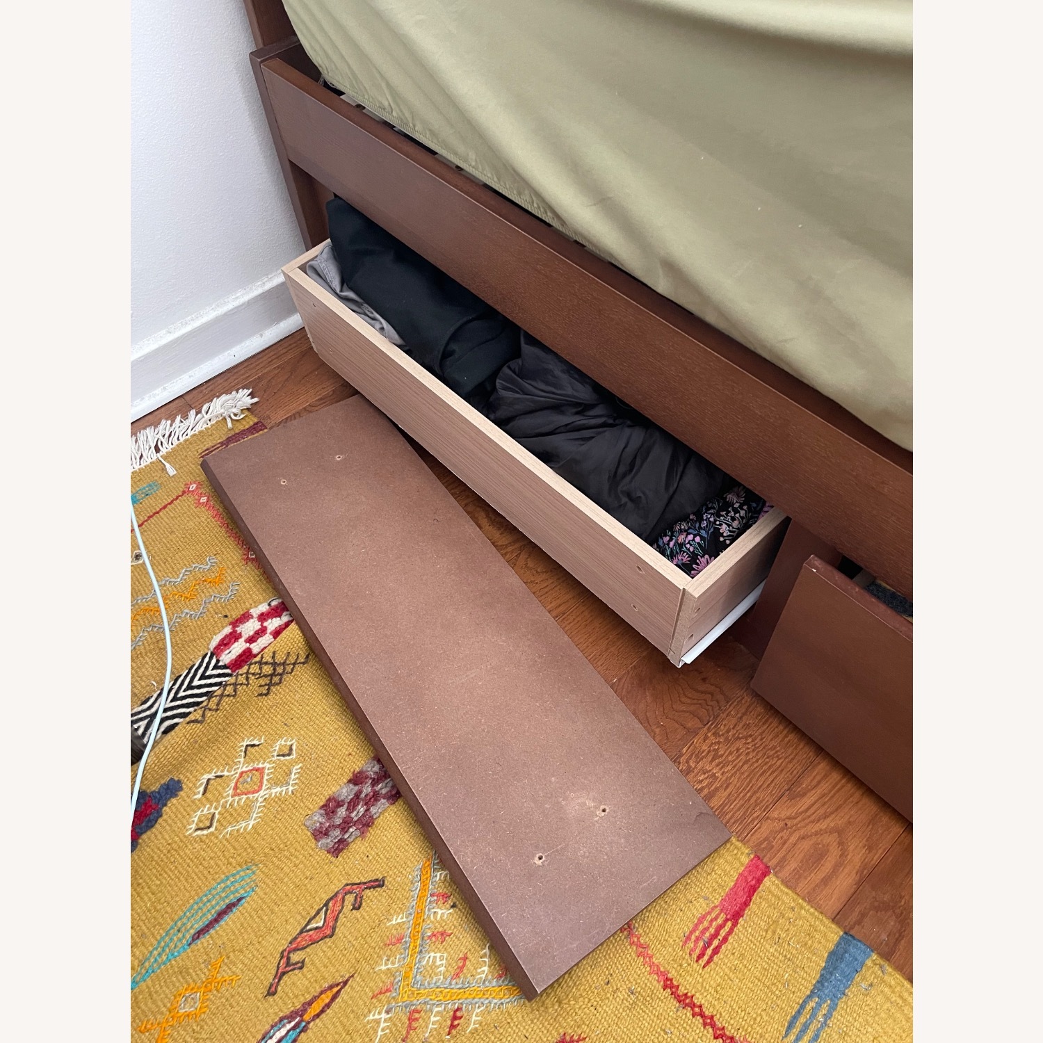 Wayfair Natural Wood Full Bed - image-3