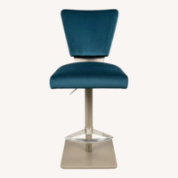 Blue Velvet Stools