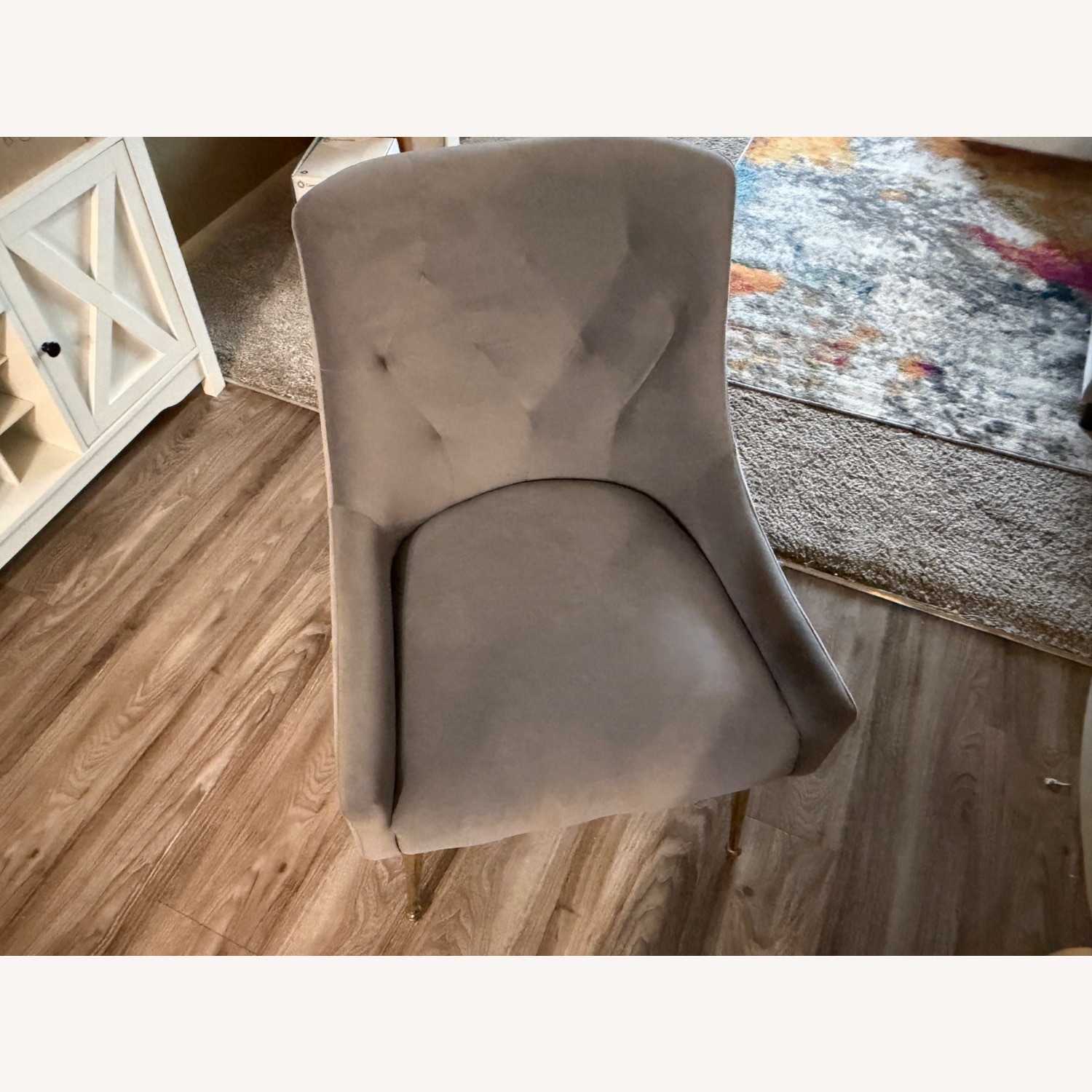 Modern Velvet Dining Chairs Set of 4 - image-2