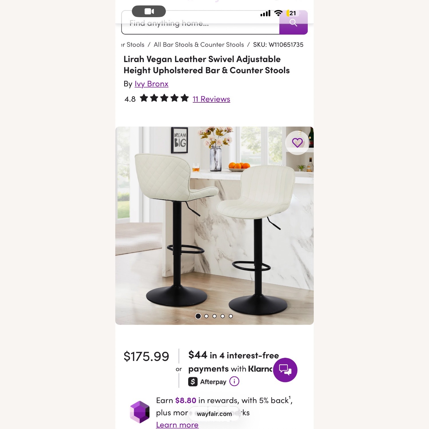 Wayfair Stools - image-3