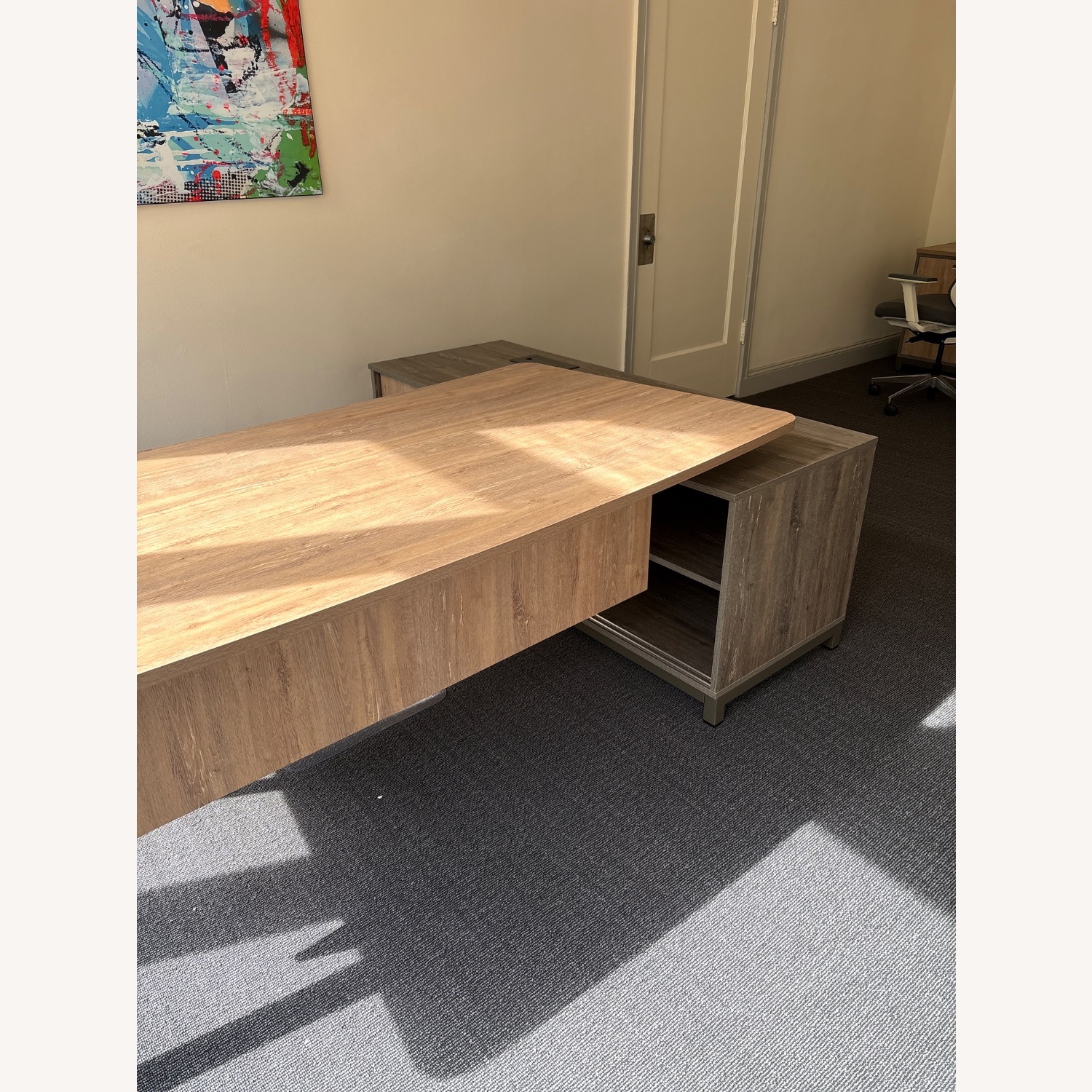 Scandinavian Designs Slater Light Brown Desk - image-3