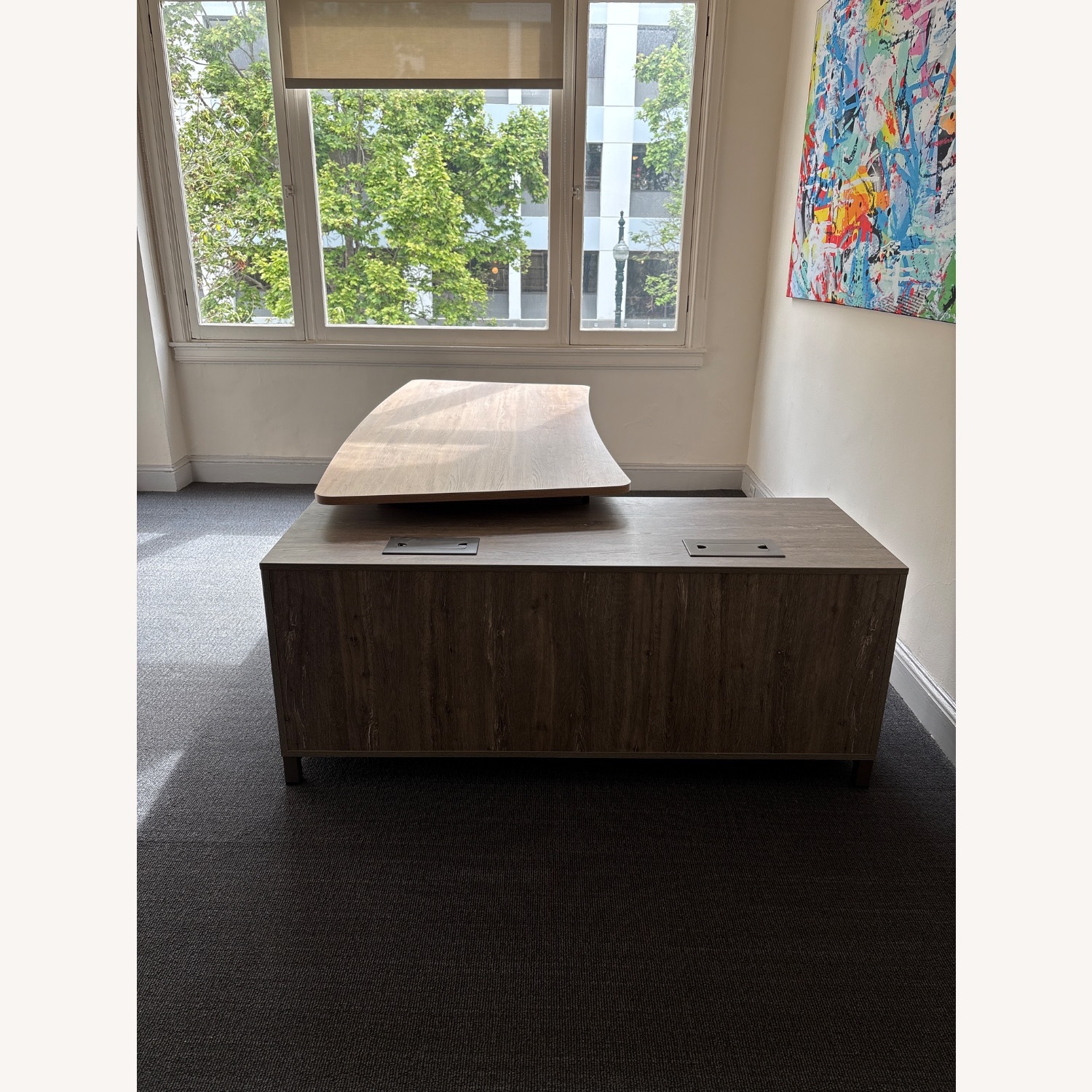 Scandinavian Designs Slater Light Brown Desk - image-2