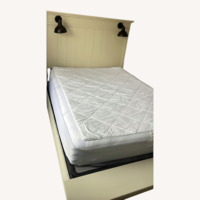 Bob's Discount Furniture Natural Fabric Queen Bed