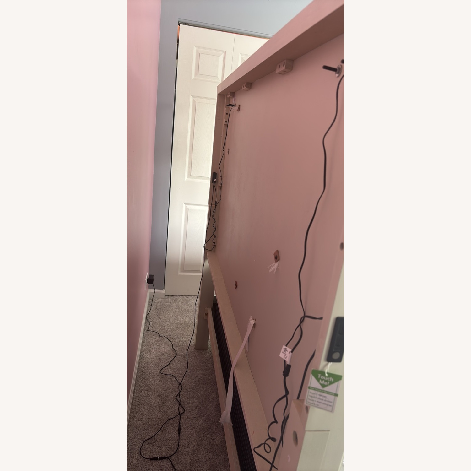 Bob's Discount Furniture Natural Fabric Queen Bed - image-4