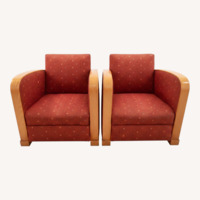 Pair of 1930s Danish Deco Club Chairs