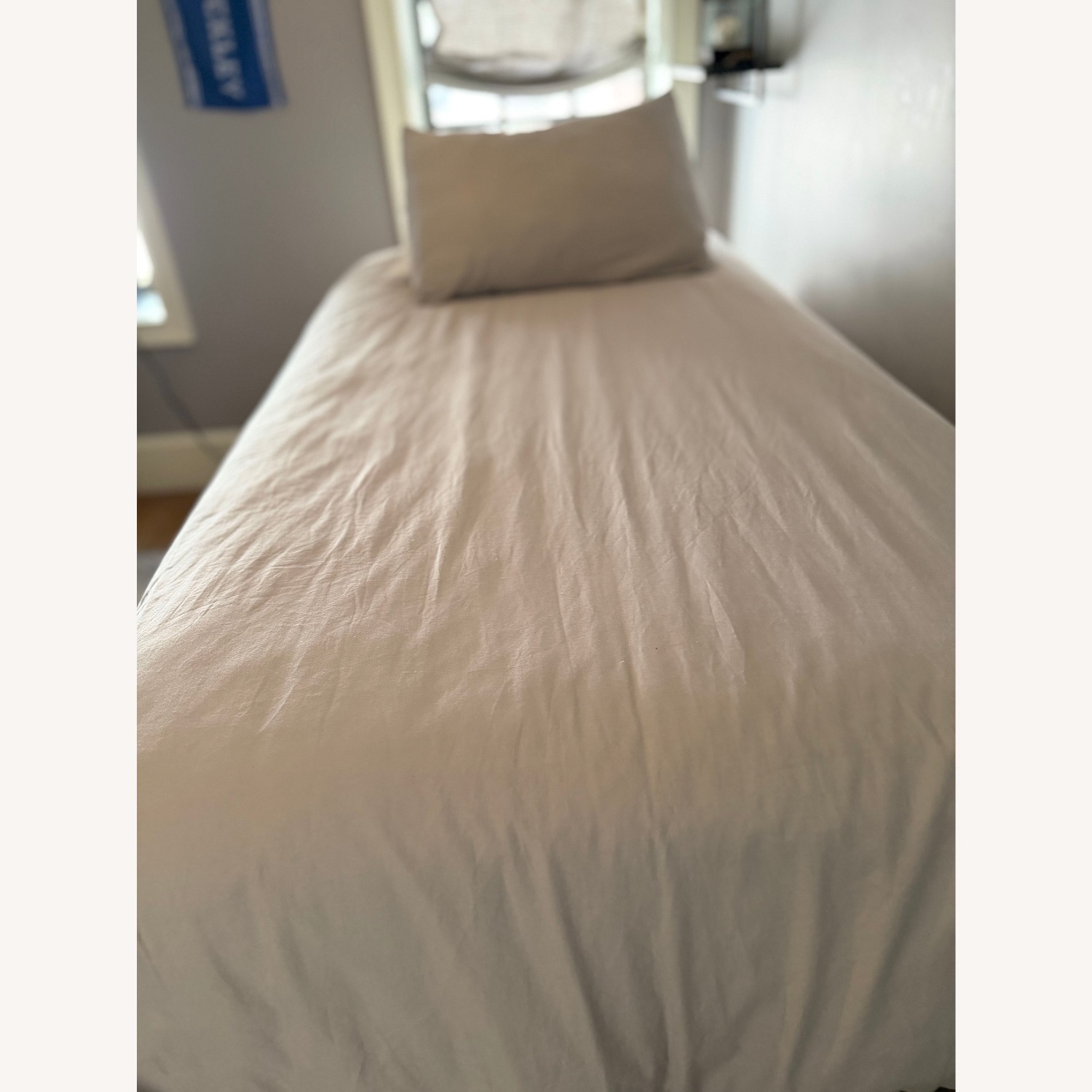 West Elm Dark Brown Wood Twin Bed - image-2