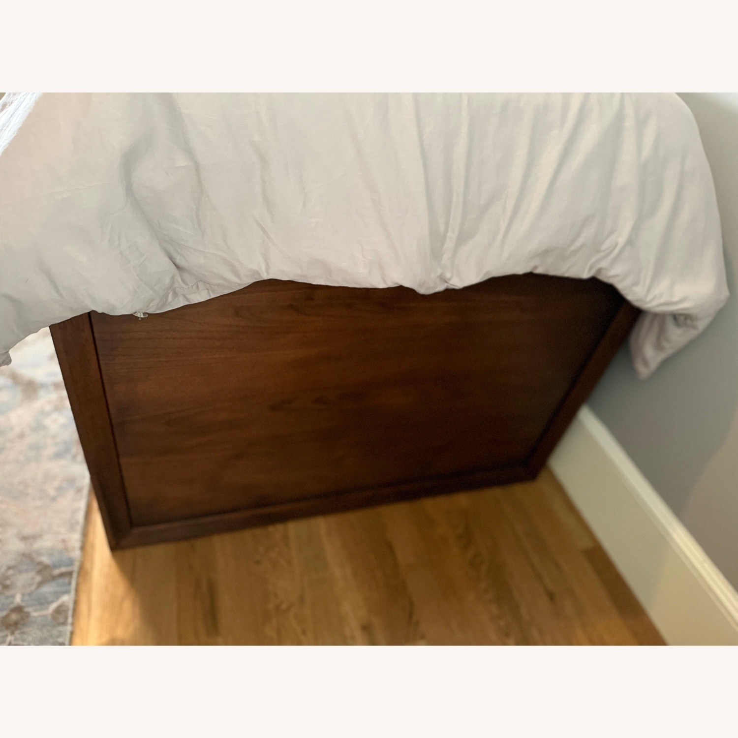 West Elm Dark Brown Wood Twin Bed - image-7