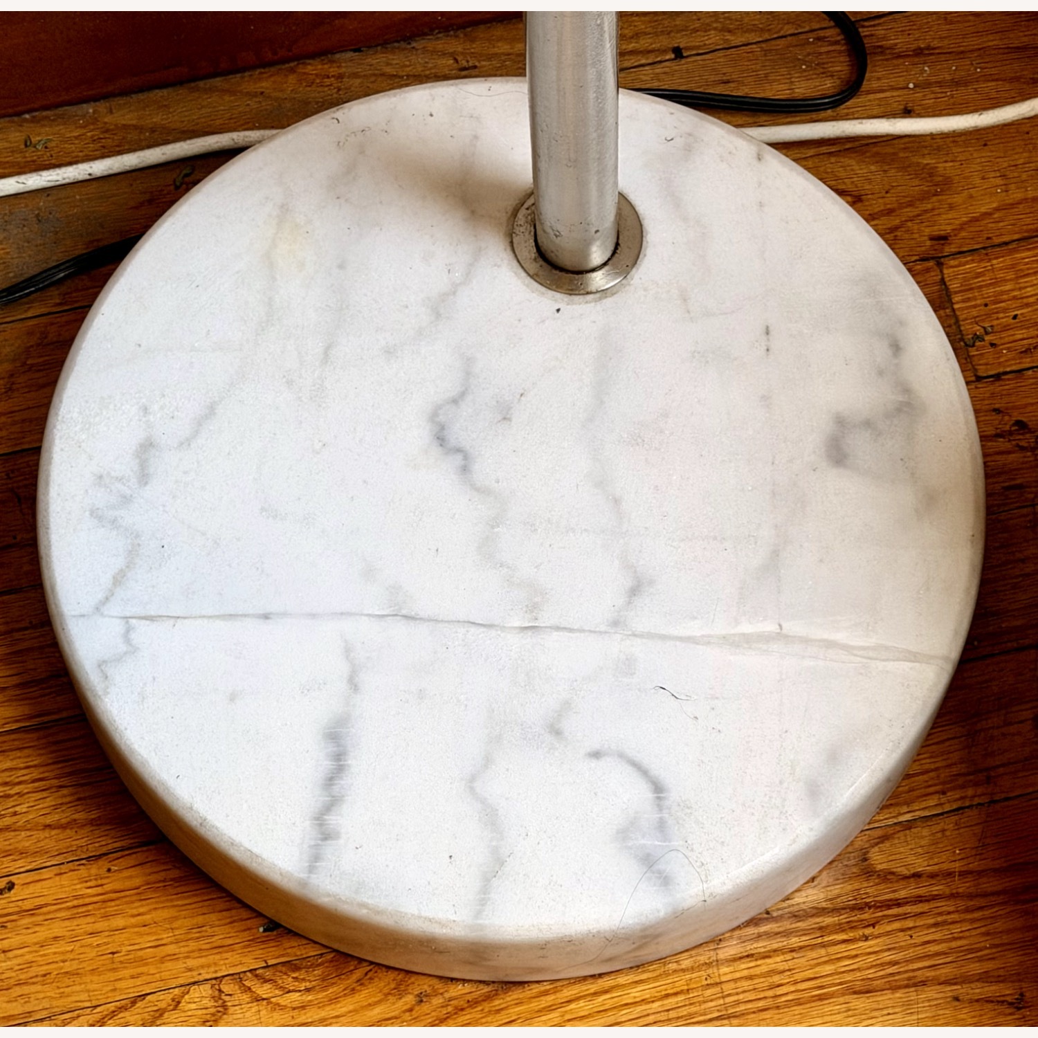  Modern Marble Base Arc Floor Lamp Dimmable - image-3